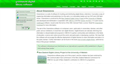 Desktop Screenshot of greenstone.org